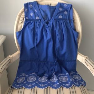 St. John’s Bay eyelet embroidered blouse!!